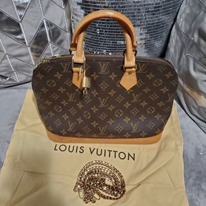 100% Authentic Louis Vuitton Alma Monogram
